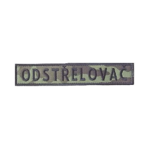 Nášivka "ODSTŘELOVAČ" velcro - vz.95 les CZ