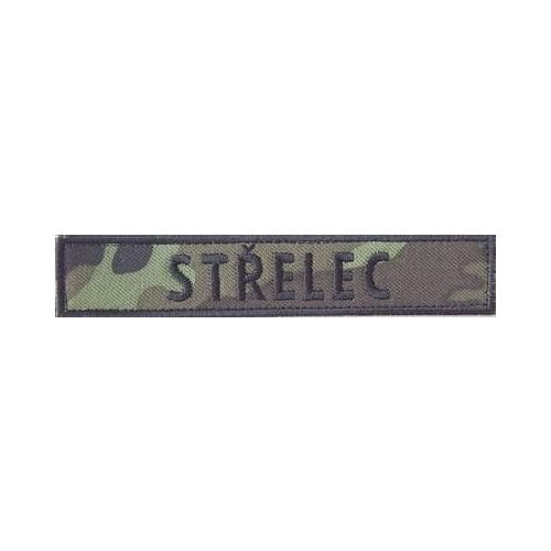 Nášivka "STŘELEC" velcro - vz.95 les CZ