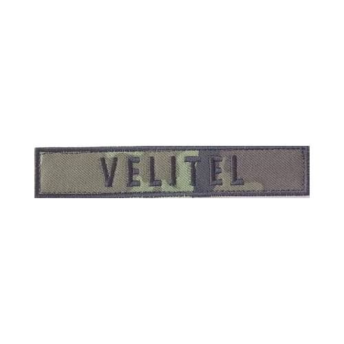 Nášivka "VELITEL" velcro - vz.95 les CZ