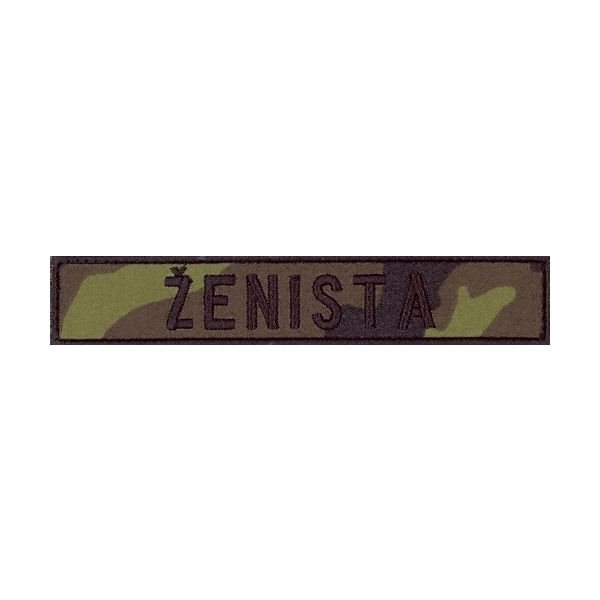 Nášivka "ŽENISTA" velcro - vz.95 les CZ