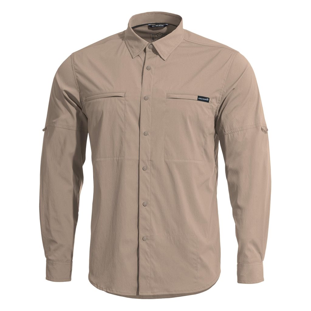 Levně Košile WAYNE SUNPROOF KHAKI