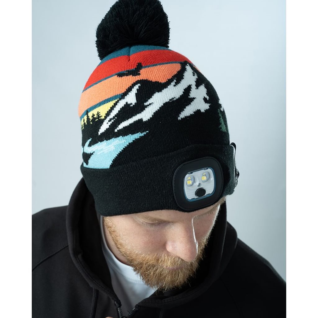 Čepice kulich pletená se svítilnou ADVENTURER