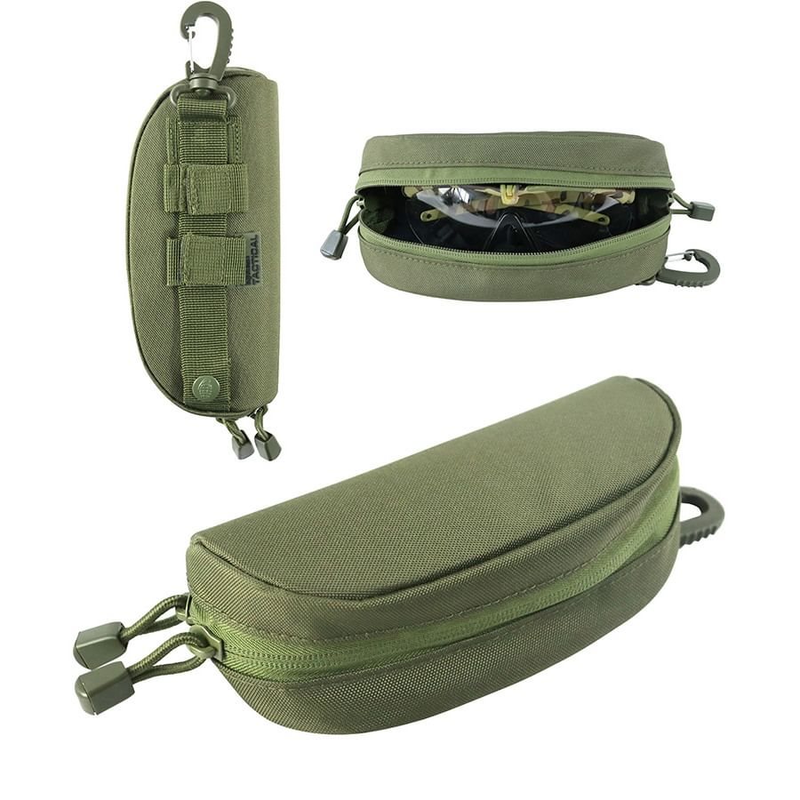 Pouzdro na brýle TACTICAL ZELENÉ OLIVE GREEN