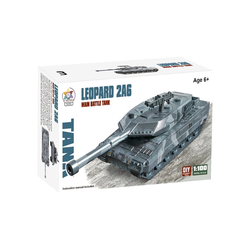 Levně KOMBAT model tank LEOPARD 2A6 stavebnice