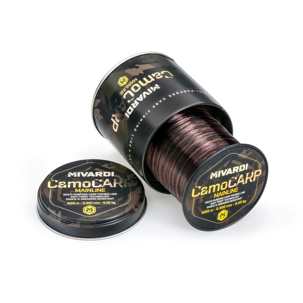 Vlasec CamoCARP Mainline cívka 1000m v plechovce