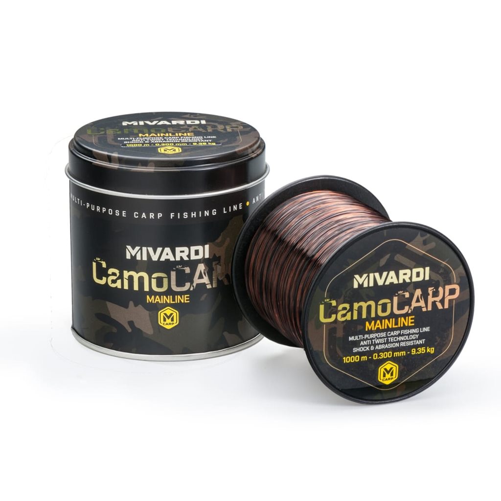 Vlasec CamoCARP Mainline cívka 1000m v plechovce
