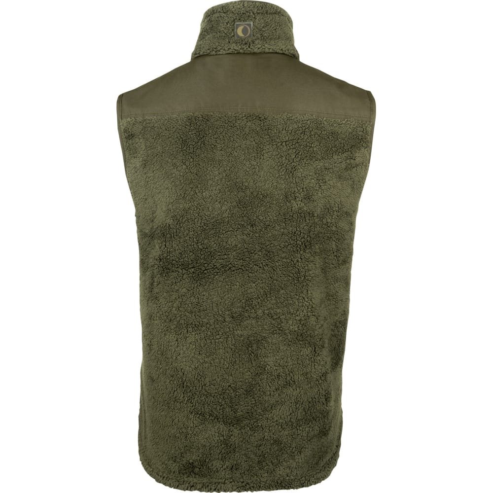 Vesta Sherpa Fleece Gilet DARK OLIV