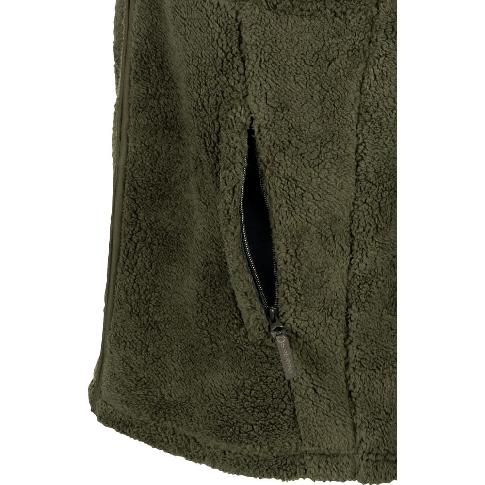 Vesta Sherpa Fleece Gilet DARK OLIV