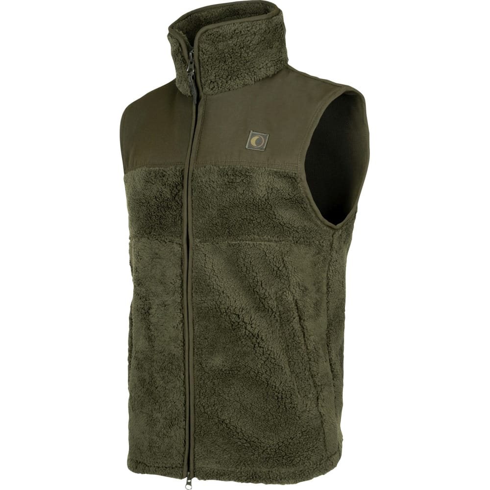 Vesta Sherpa Fleece Gilet DARK OLIV