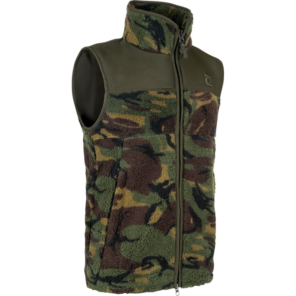 Vesta Sherpa Fleece Gilet DPM - britské maskování