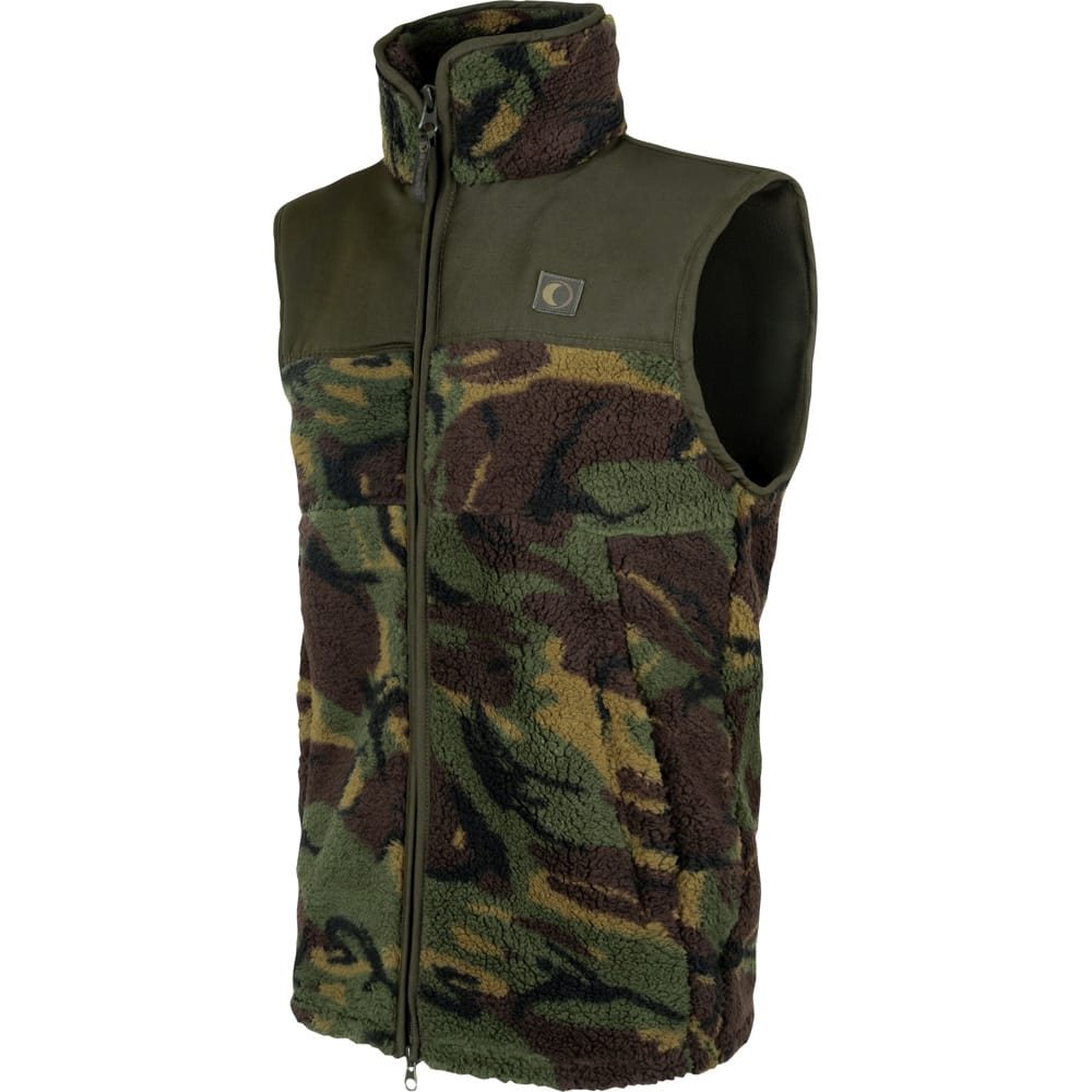 Vesta Sherpa Fleece Gilet DPM - britské maskování
