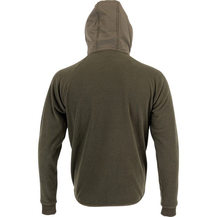 Mikina s kapucí fleece Hybrid Hoodie ZELENÁ