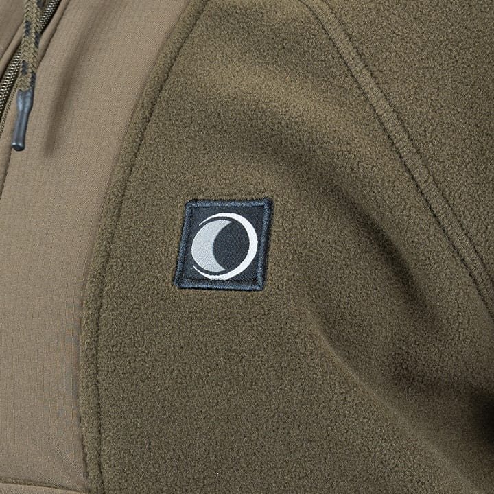 Mikina s kapucí fleece Hybrid Hoodie ZELENÁ