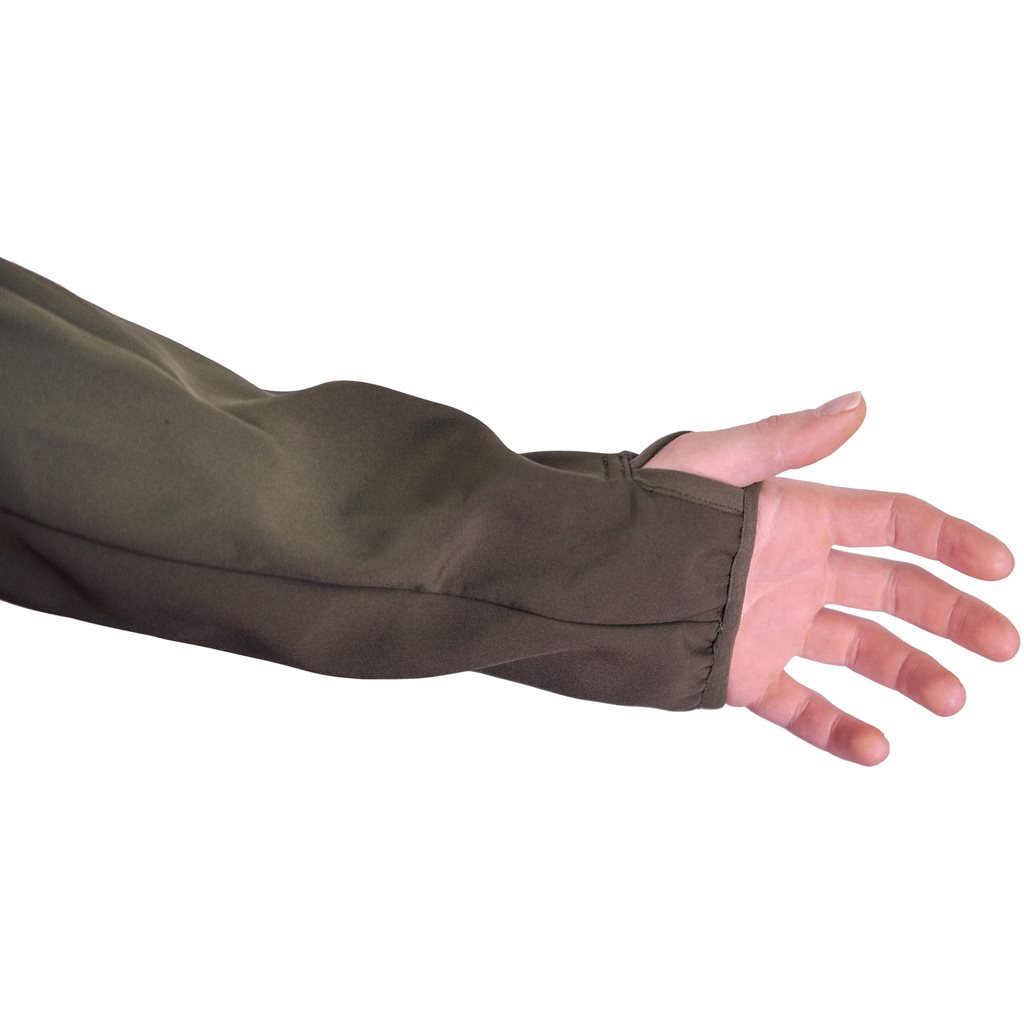 Bunda prošívaná s kapucí Vega Hoodie Green ZELENÁ