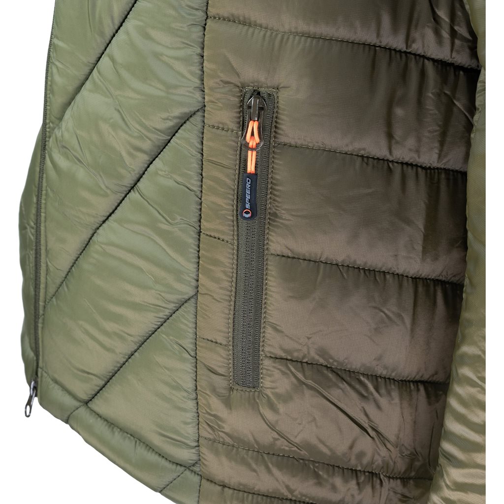 Bunda prošívaná zateplená POLARIS Jacket ZELENÁ