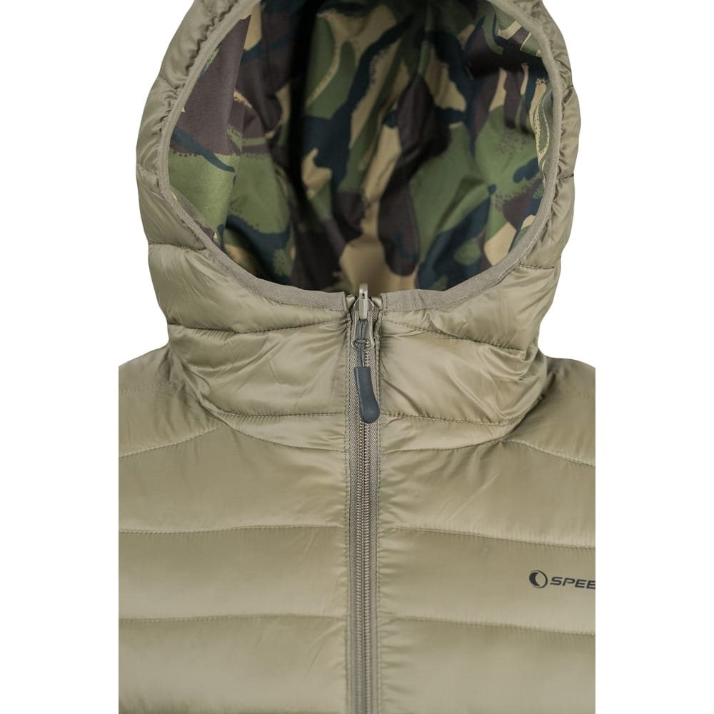 Bunda oboustranná s kapucí Reversible Waterproof Jacket DPM/OLIV