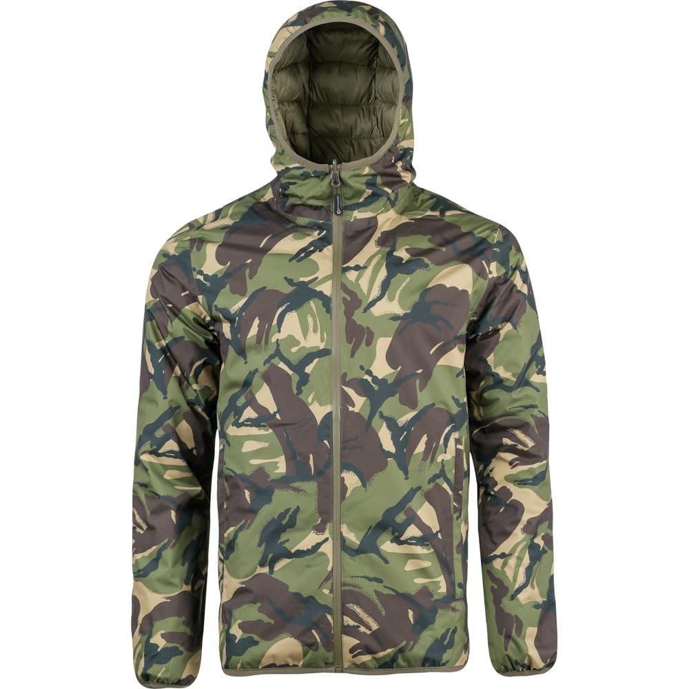 Bunda oboustranná s kapucí Reversible Waterproof Jacket DPM/OLIV