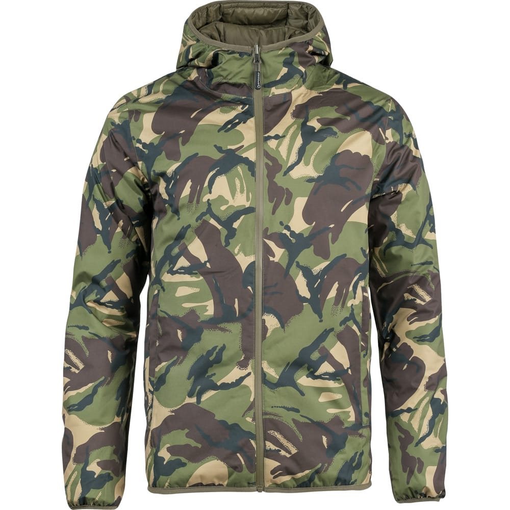 Bunda oboustranná s kapucí Reversible Waterproof Jacket DPM/OLIV