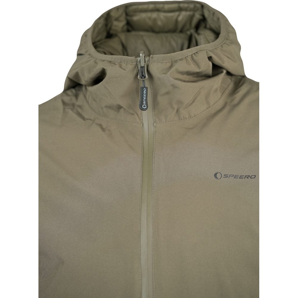 Bunda oboustranná s kapucí Reversible Waterproof Jacket ZELENÁ