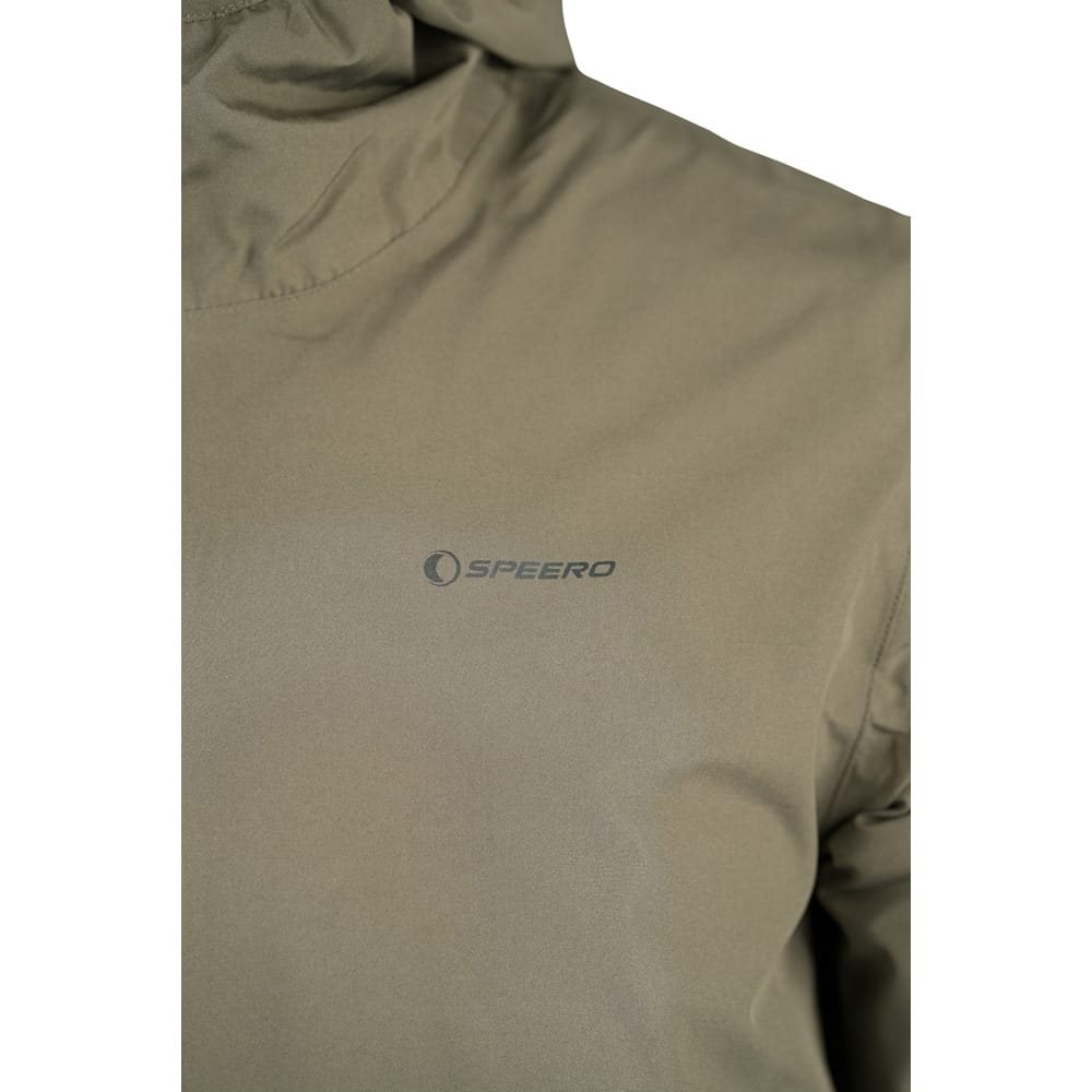 Bunda oboustranná s kapucí Reversible Waterproof Jacket ZELENÁ