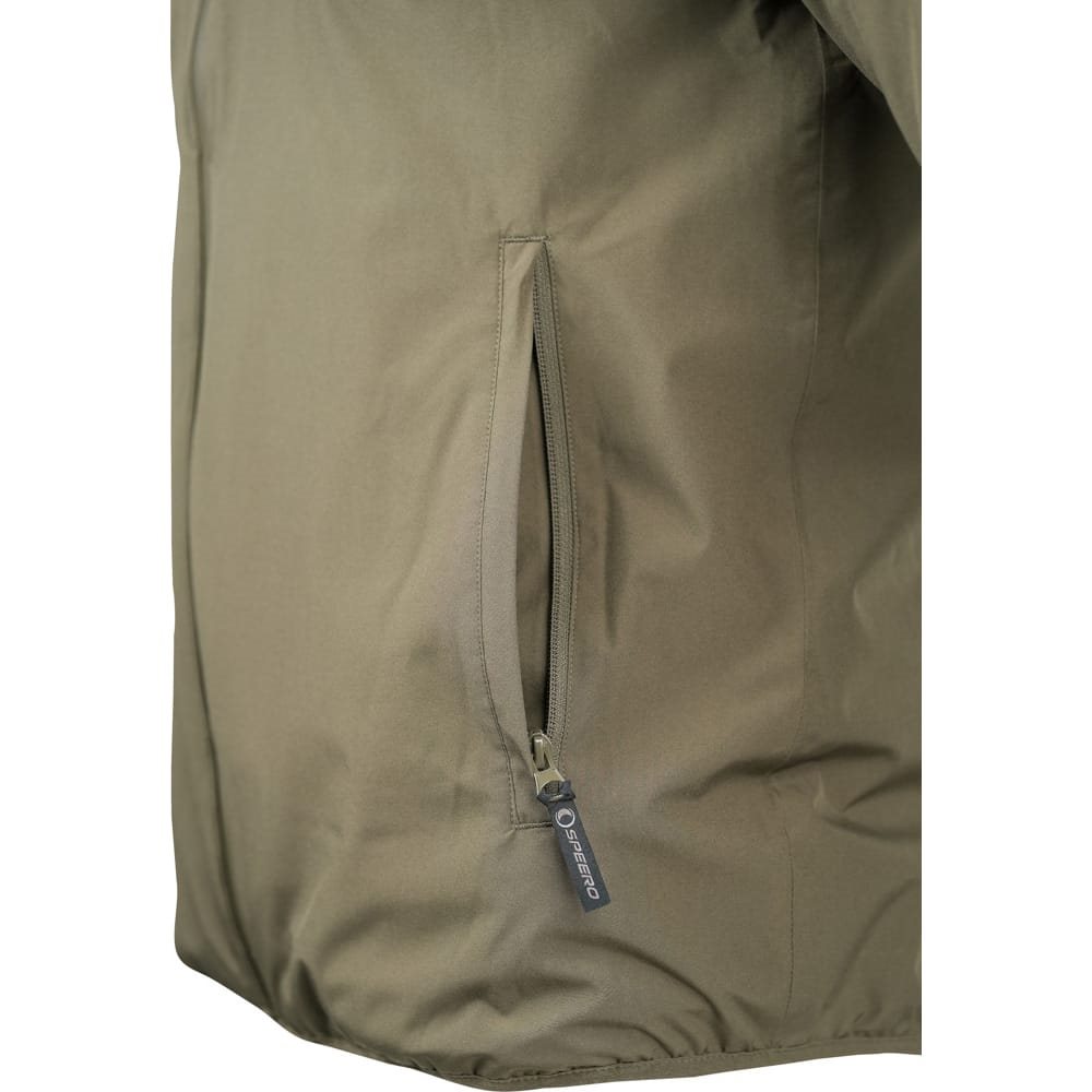 Bunda oboustranná s kapucí Reversible Waterproof Jacket ZELENÁ