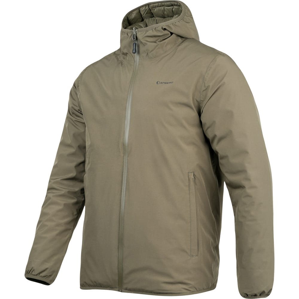 Bunda oboustranná s kapucí Reversible Waterproof Jacket ZELENÁ