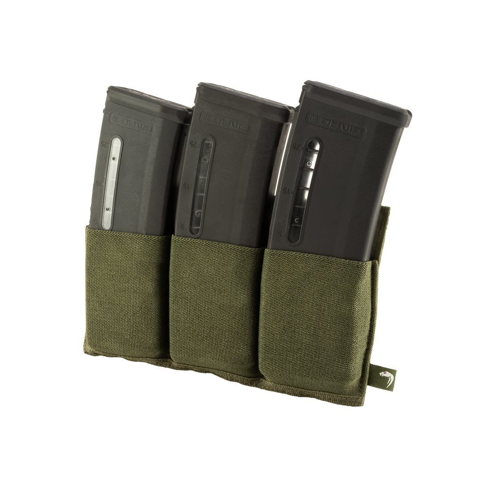 Levně Viper sumka elastická otevřená pro 3 zásobníky M4/M16 ZELENÁ