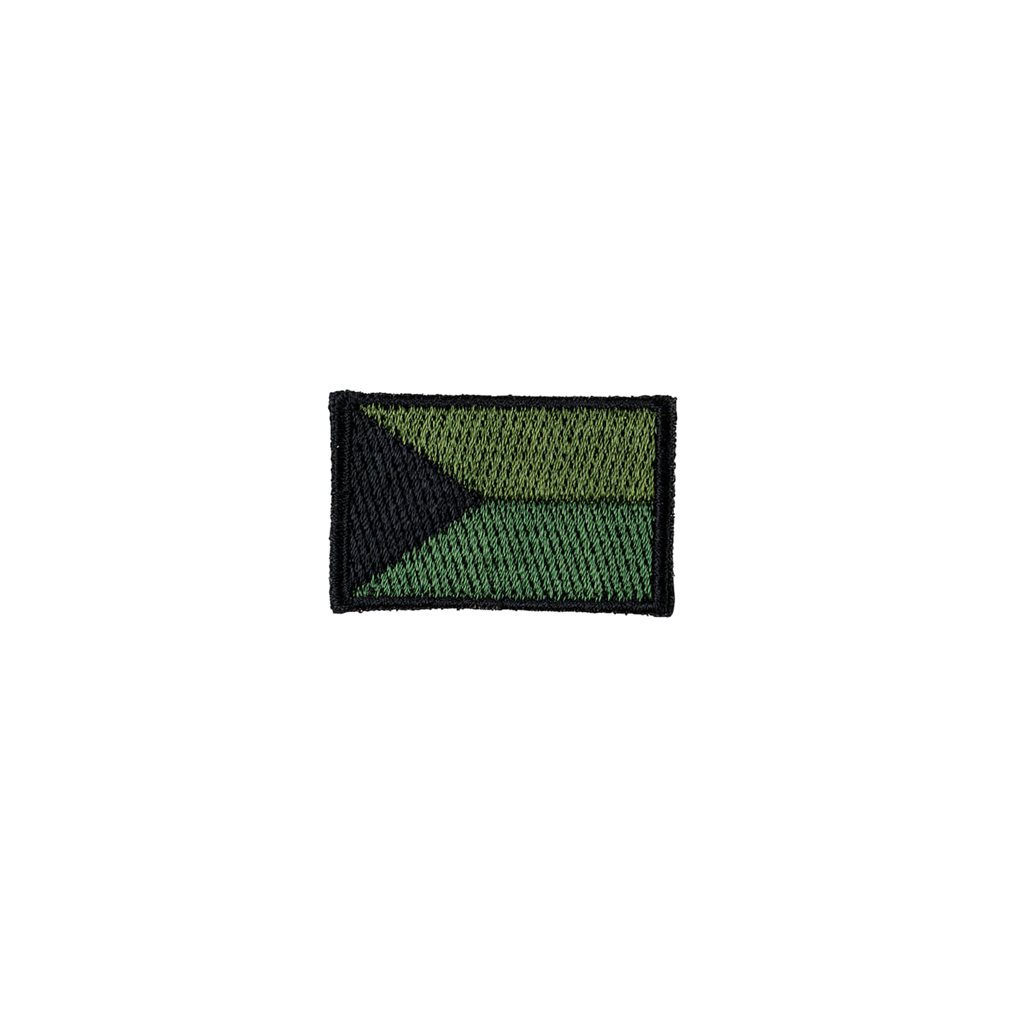 Levně NAVYS nášivka ČR vlajka malá ZELENÁ (40mm)