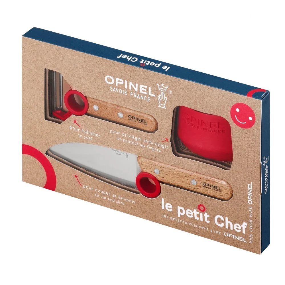Levně OPINEL set kuchařský LE PETIT CHEF dětský ČERVENÝ