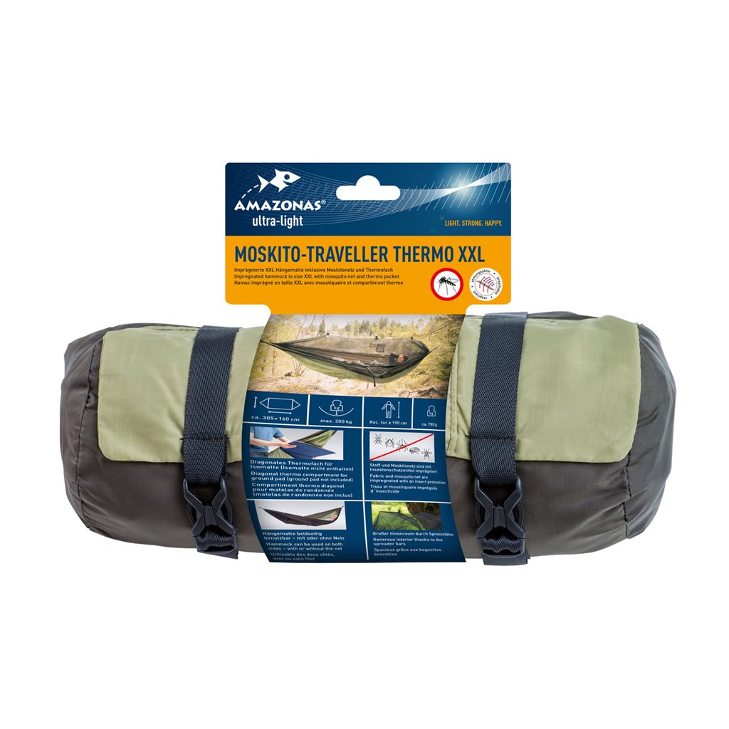 Hamaka MOSKITO TRAVELLER THERMO XXL s moskytiérou