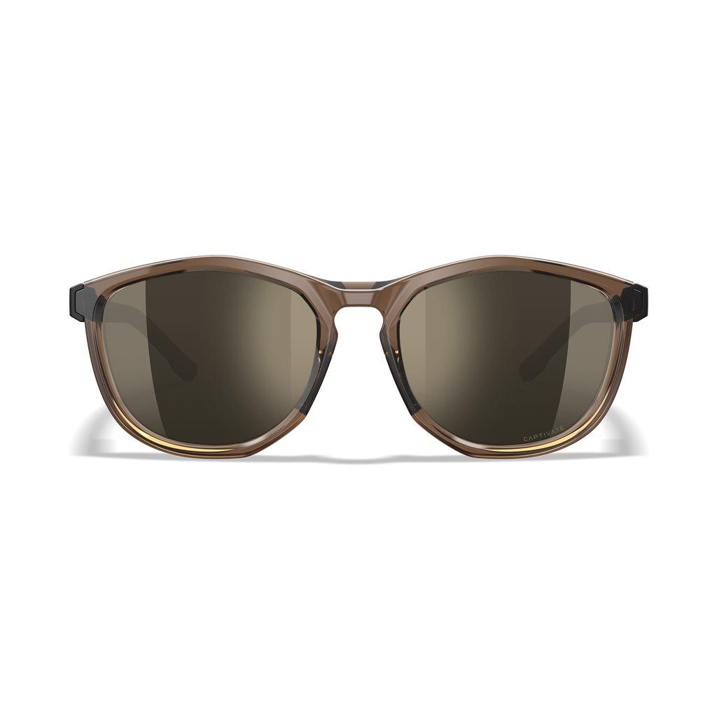 Brýle střelecké WX BRAVO CAPTIVATE™ ČERNO/TAN rám TUNGSTEN skla