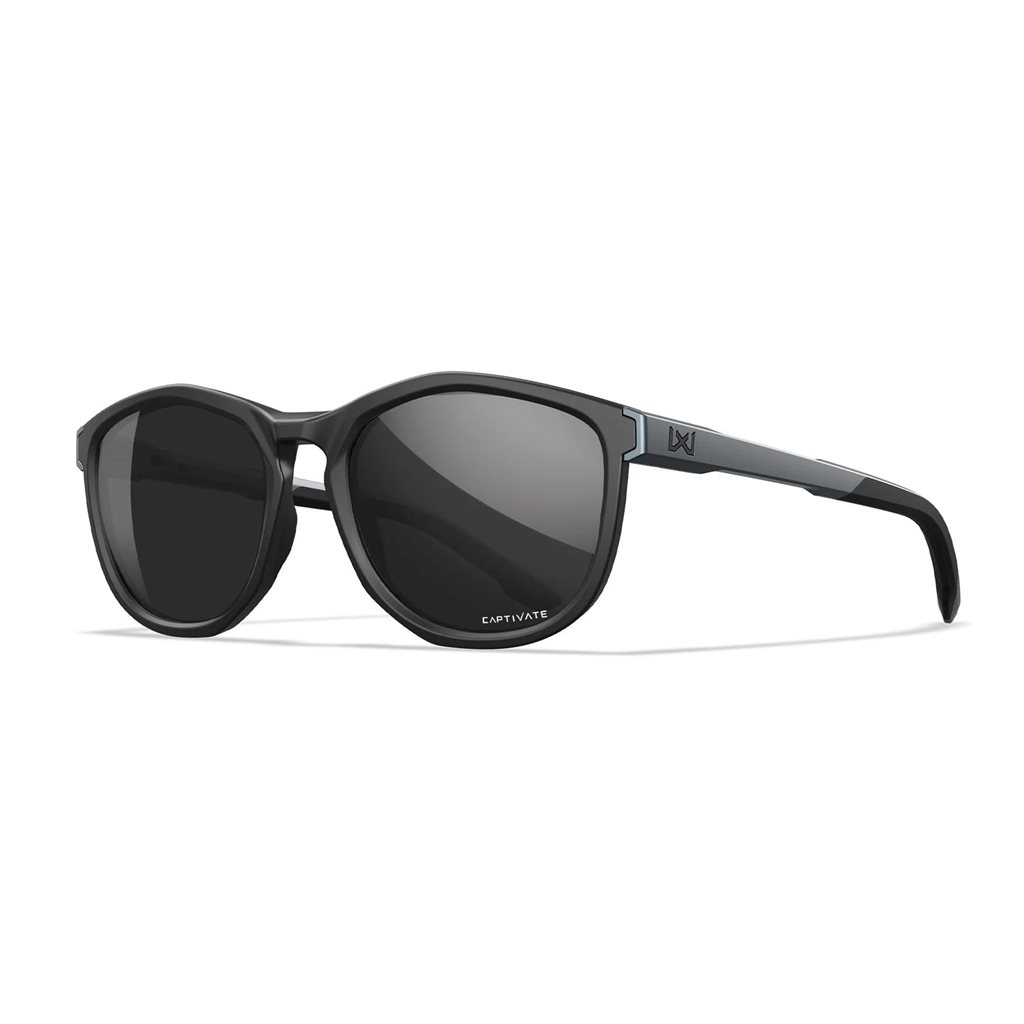 Brýle střelecké WX BRAVO CAPTIVATE™ ČERNO/ŠEDÝ rám KOUŘOVÁ skla