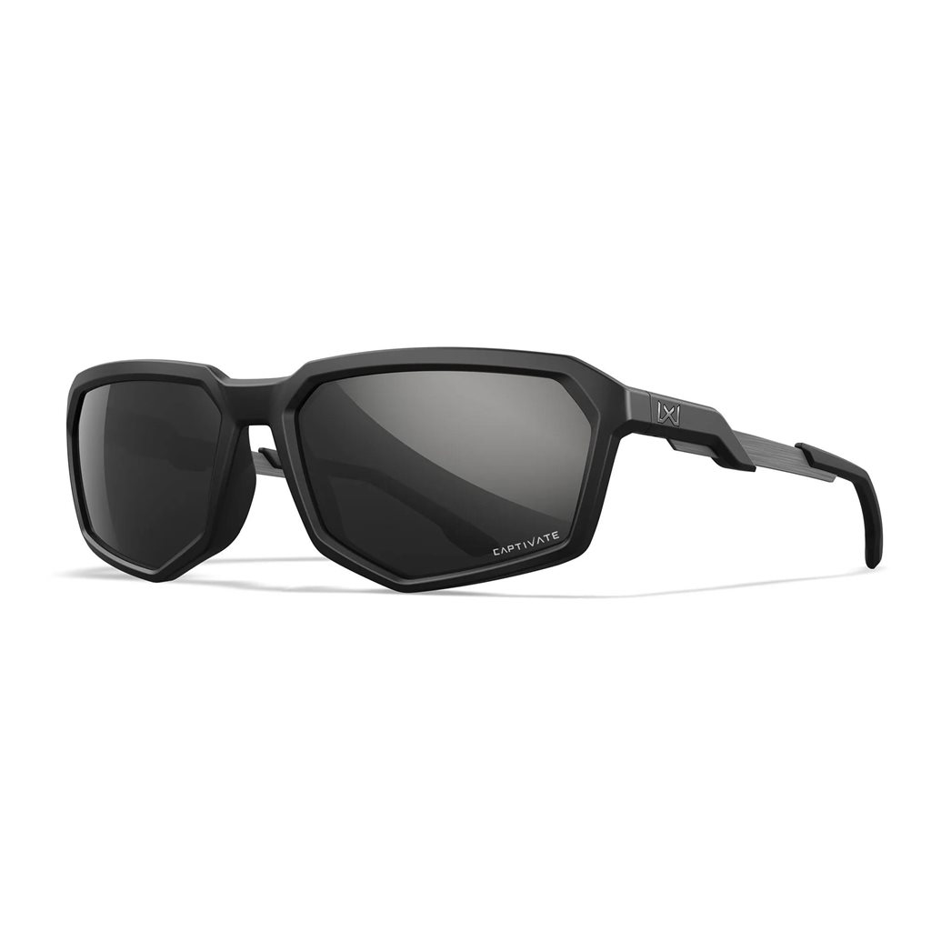 Levně WILEY X brýle střelecké WX RECON CAPTIVATE ČERNÝ rám POLARIZOVANÁ KOUŘOVÁ skla