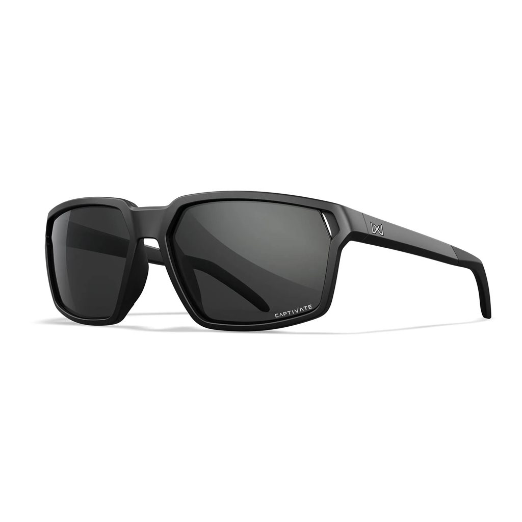 Levně WILEY X brýle střelecké WX SIERRA CAPTIVATE ČERNÝ rám KOUŘOVÁ skla