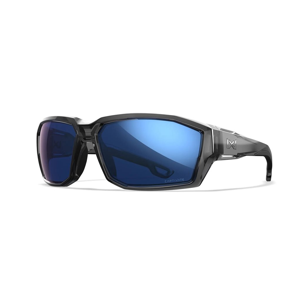 Levně WILEY X brýle střelecké WX ALPINE CAPTIVATE ŠEDÝ rám POLARIZOVANÁ MODRÁ skla