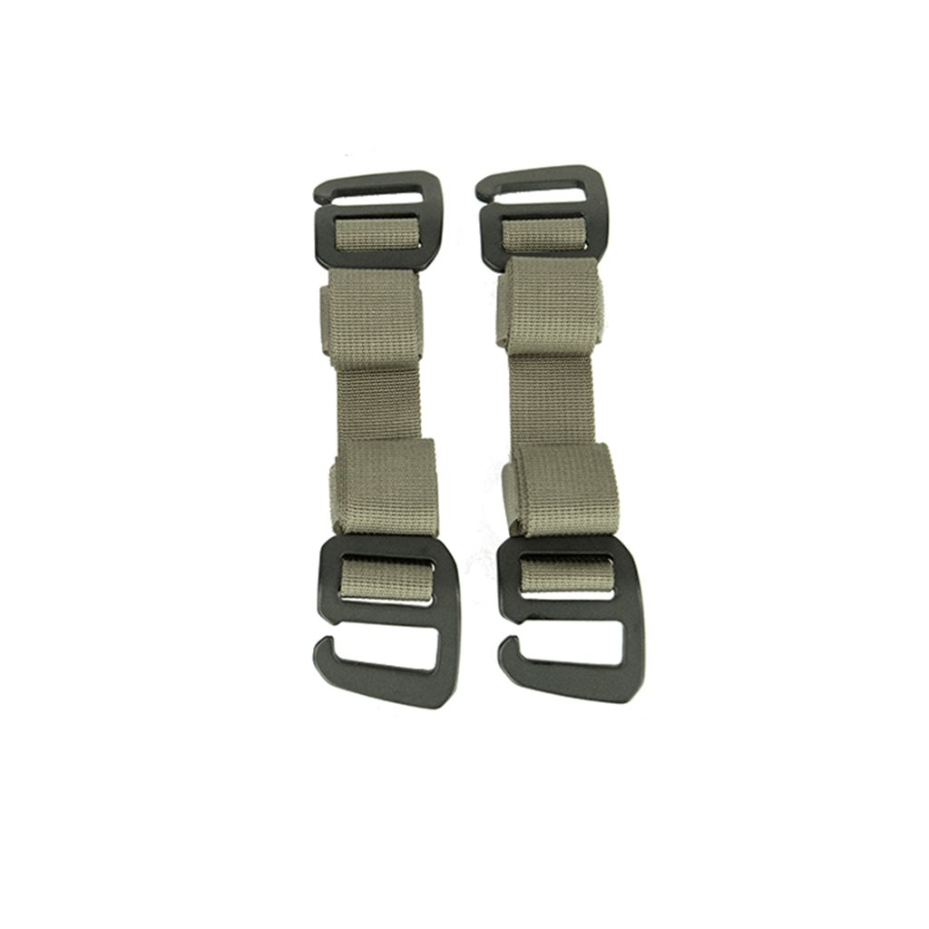 Levně EBERLESTOCK pásek HOOK UP 2 ks MILITARY GREEN