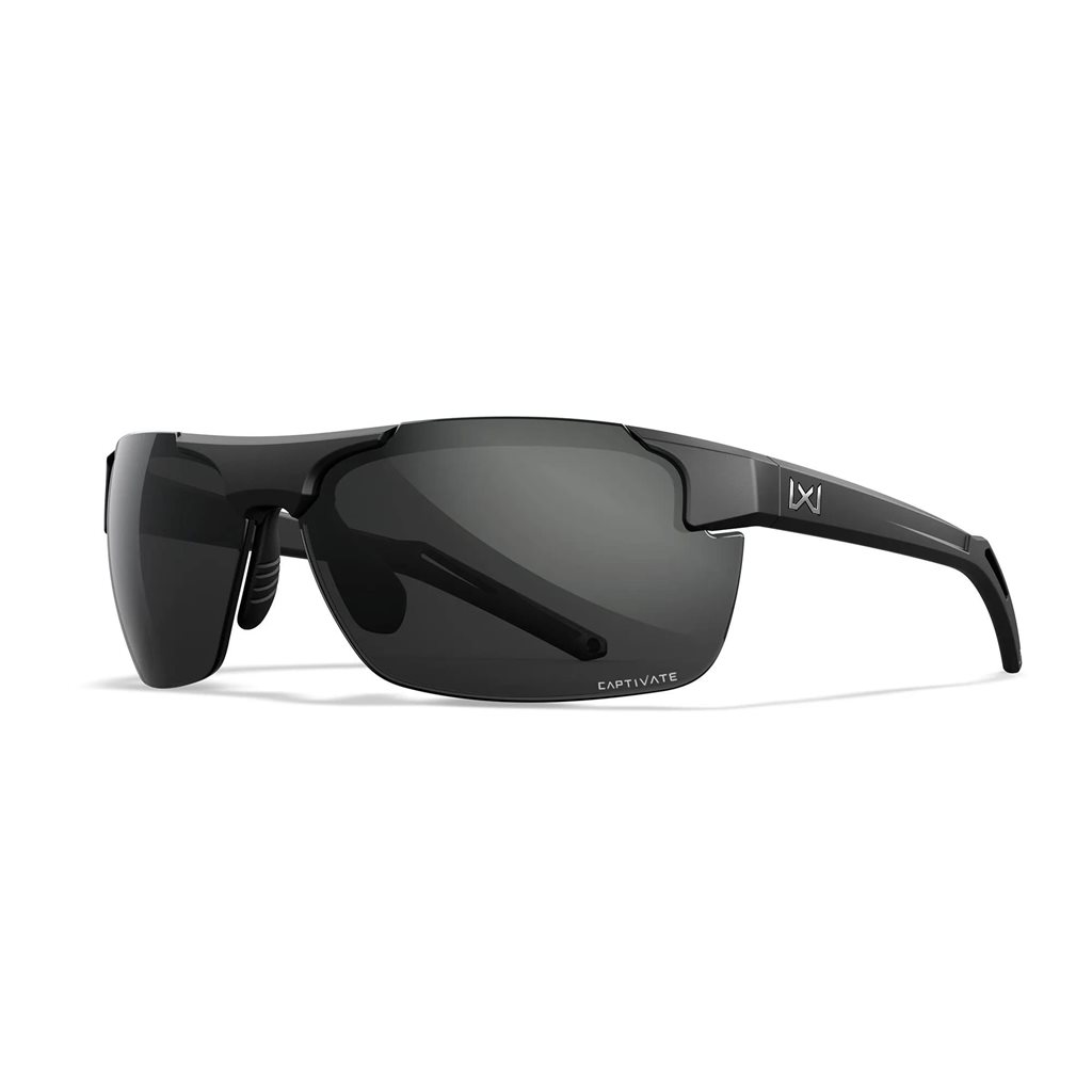 Levně WILEY X brýle střelecké WX PRIME CAPTIVATE ČERNÝ rám KOUŘOVÁ skla