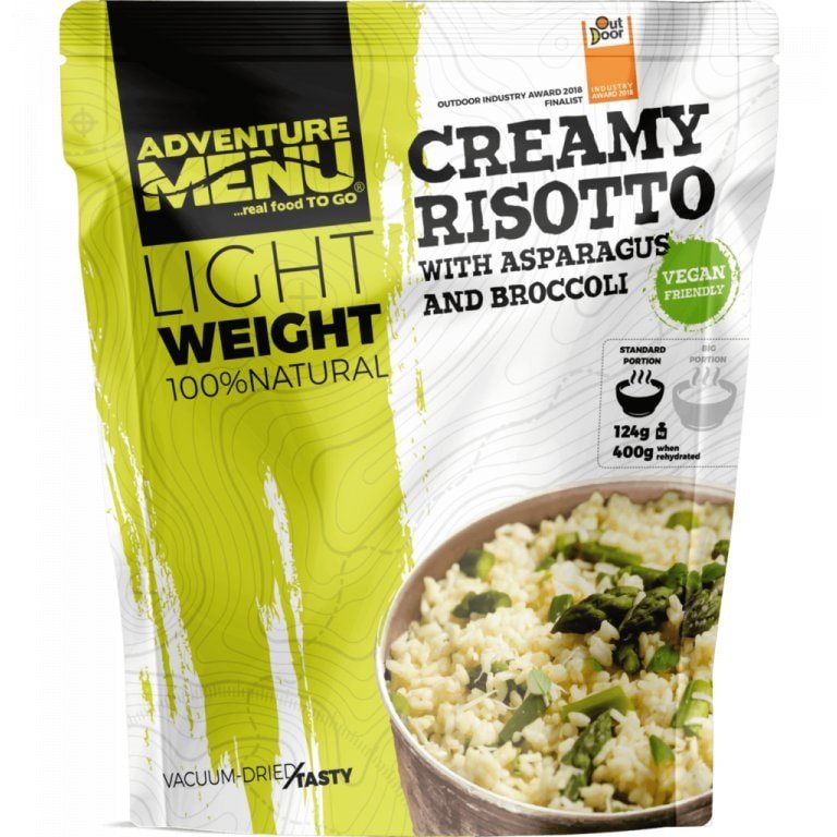 Levně ADVENTURE MENU krémové rizoto s chřestem a brokolicí PORCE 124g/400g - dehydrované hotové jídlo