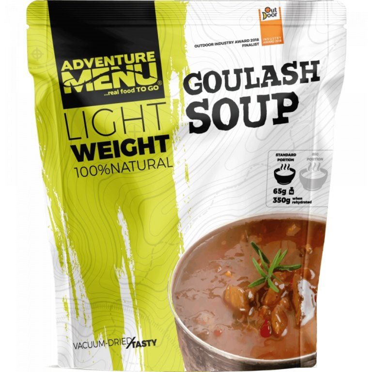 Levně ADVENTURE MENU gulášová polévka PORCE 65g/350g - dehydrované hotové jídlo