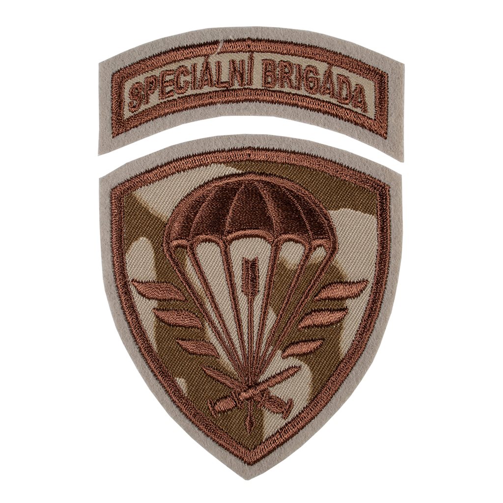 Levně NAVYS nášivka SPECIÁLNÍ BRIGÁDA - vz.95 DESERT