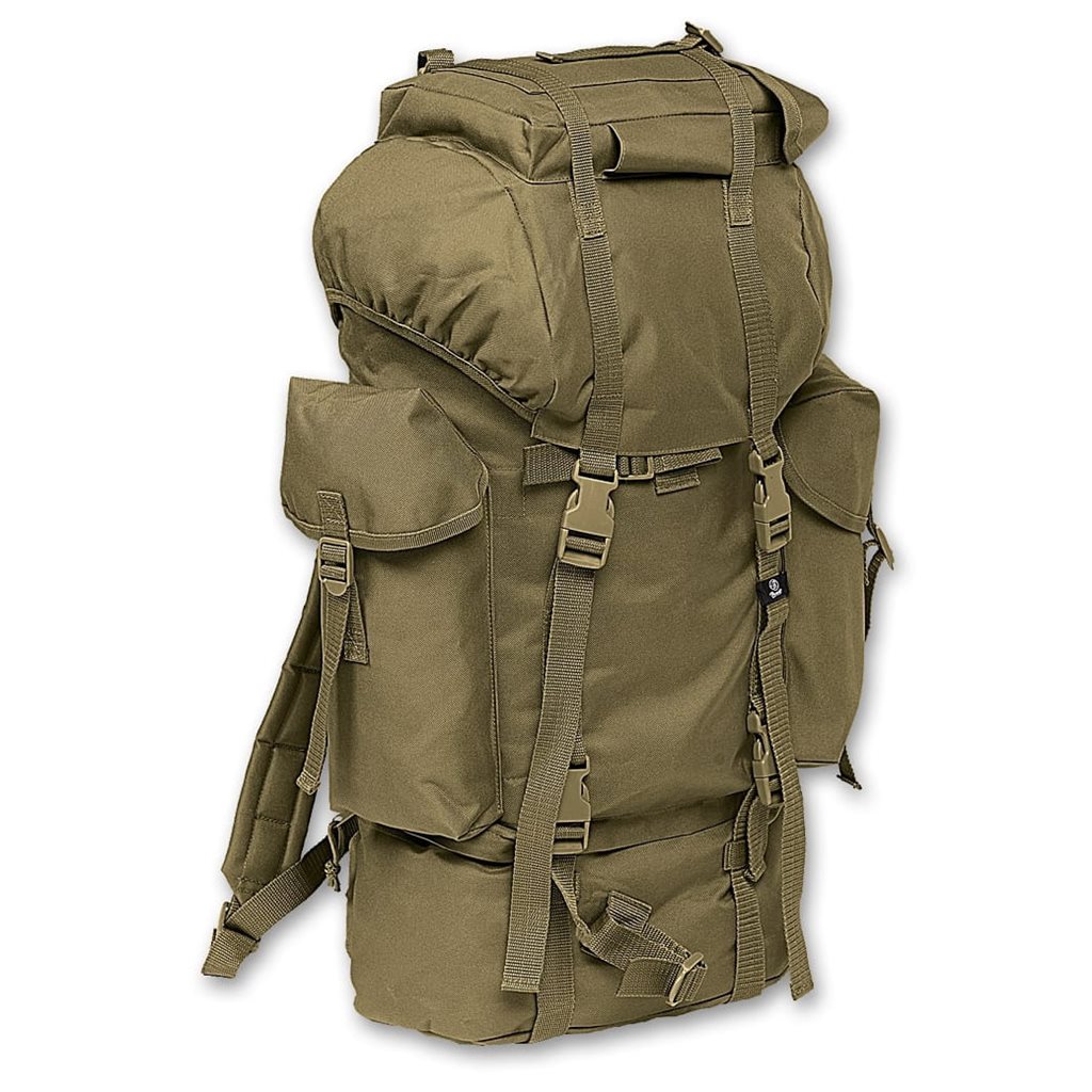 Levně BRANDIT batoh KAMPF 65ltr. styl BW ZELENÝ