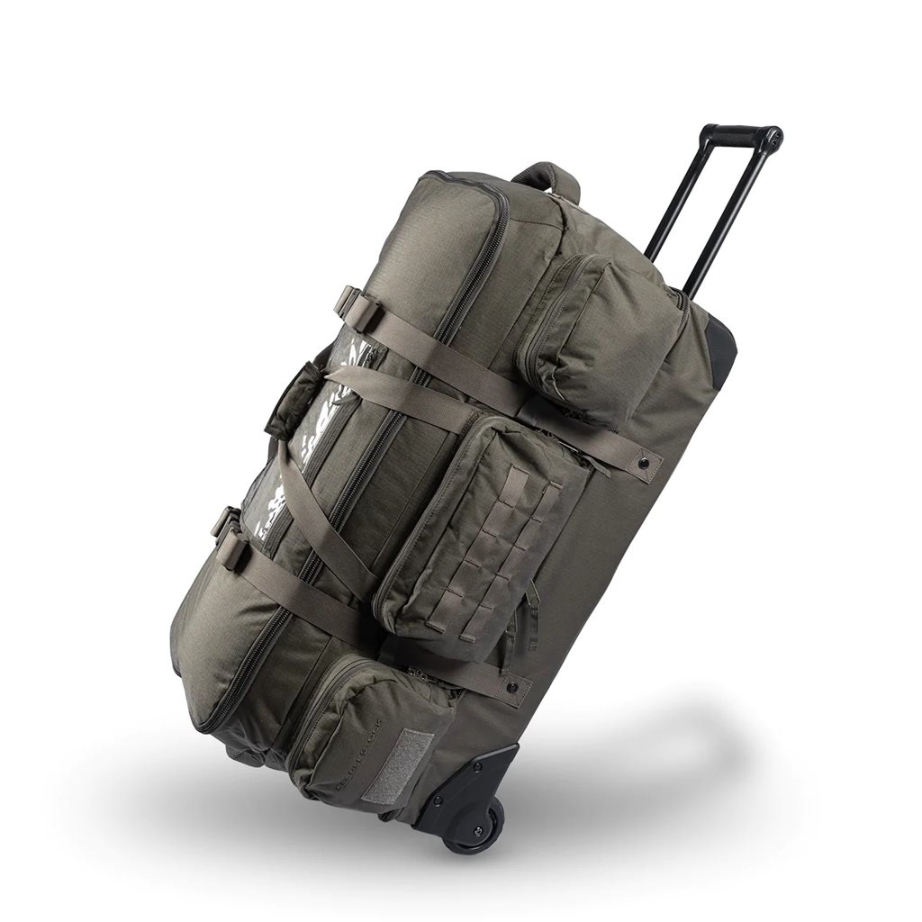 Levně EBERLESTOCK taška přepravní s kolečky B4 ATLAS MILITARY GREEN