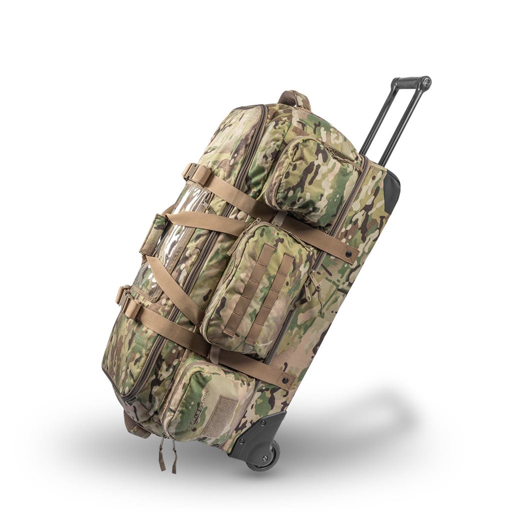 Levně EBERLESTOCK taška přepravní s kolečky B4 ATLAS MULTICAM