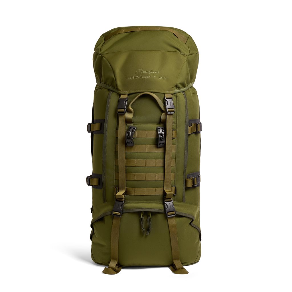 Levně Batoh MMPS CRUSADER IV 90+20L ZELENÝ