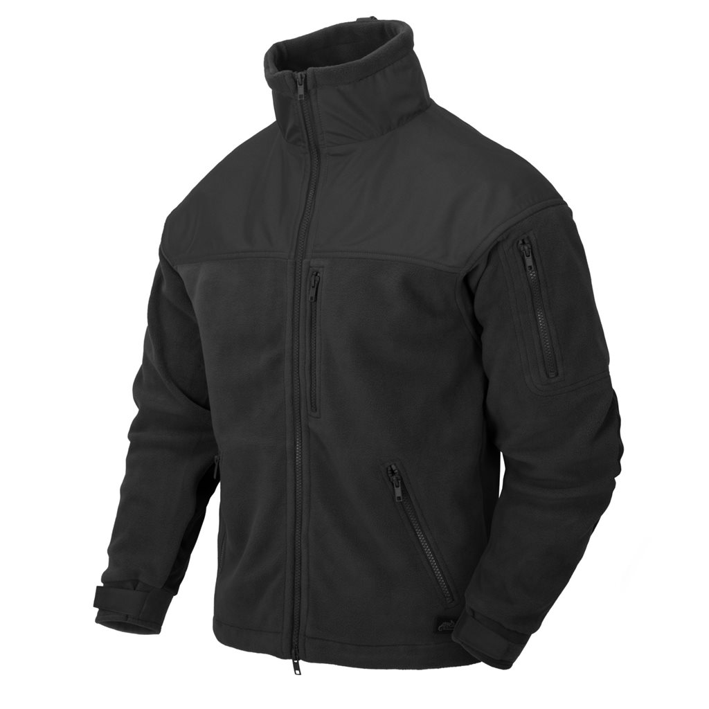 Levně Bunda CLASSIC ARMY fleece ČERNÁ