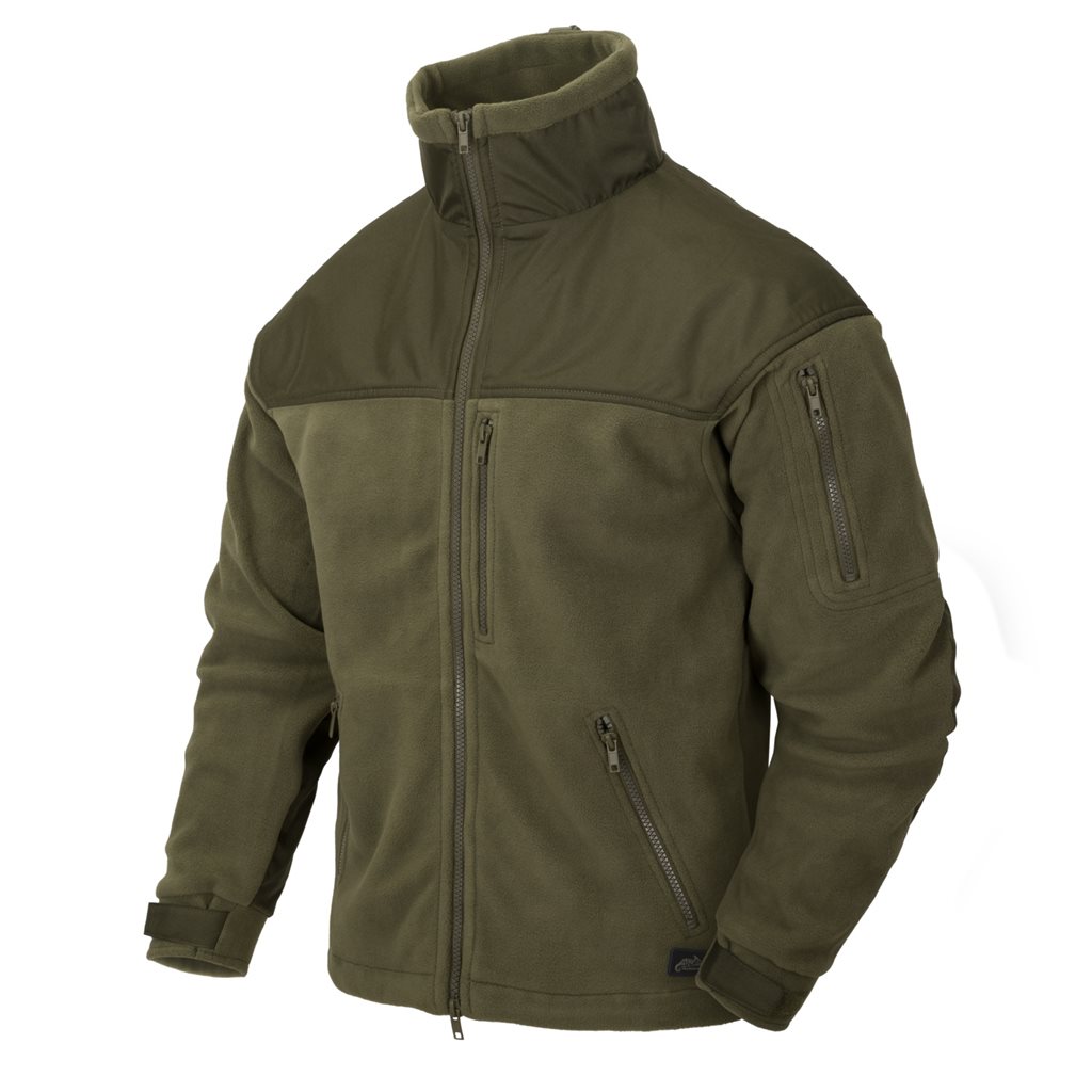 Levně Bunda CLASSIC ARMY fleece ZELENÁ