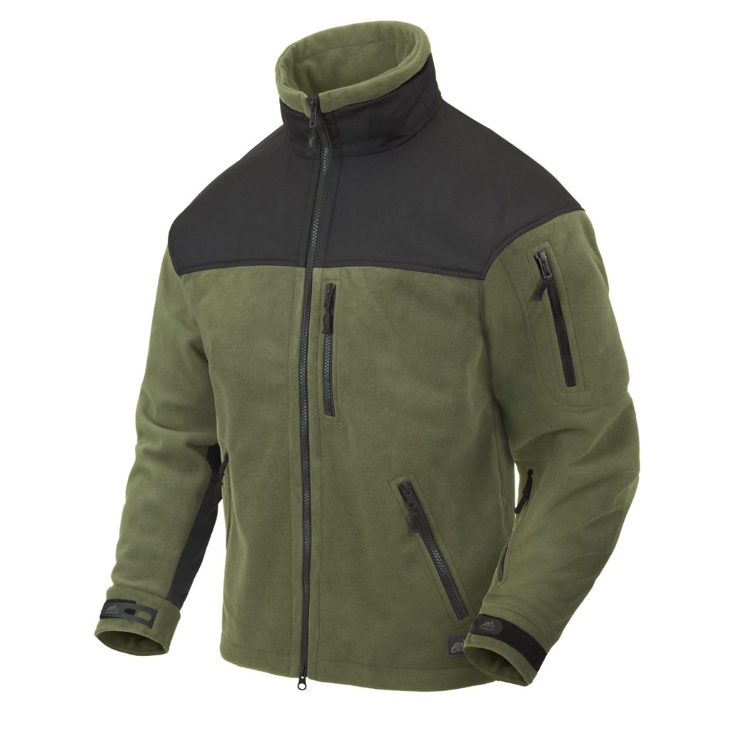 Levně Bunda CLASSIC ARMY WINDBLOCKER ZELENÁ/ČERNÁ