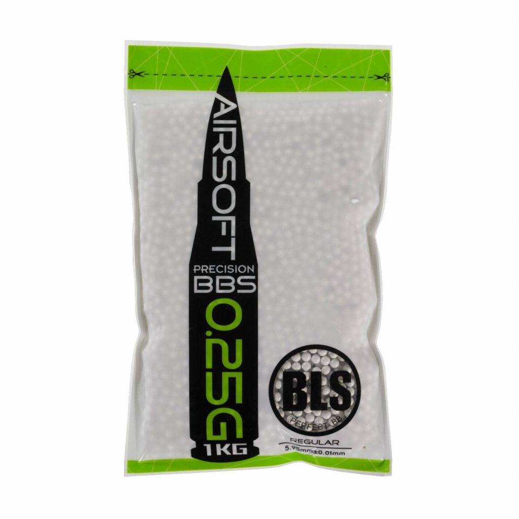 Levně Kuličky airsoft BLS PRECISION 0,25 g 4000 ks