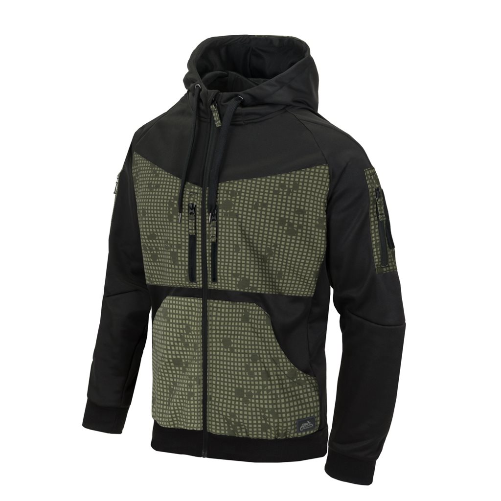 Levně Mikina ROGUE ČERNÁ/DESERT NIGHT CAMO