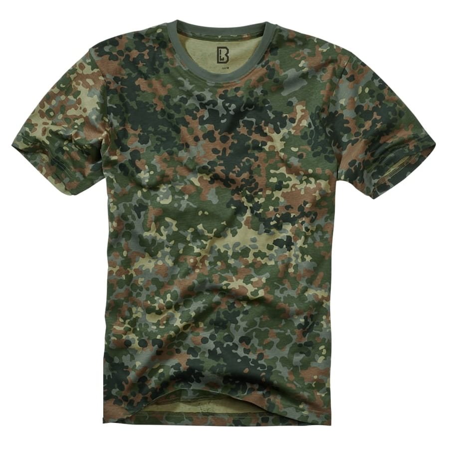 Tričko Oeko-Tex® krátký rukáv maskované FLECKTARN vel. 7XL